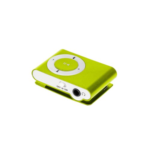 QUER Odtwarzacz MP3 Quer z czytnikiem kart zielony