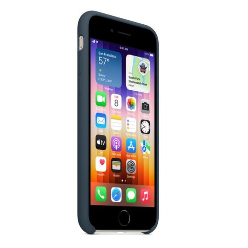 Etui ochronne Apple iPhone SE Silicone Case (błękitna toń)