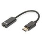 ASSMANN Kabel adapter Displayport 1.1a z zatrzaskiem Typ DP/HDMI A M/Ż czarny 0,15m