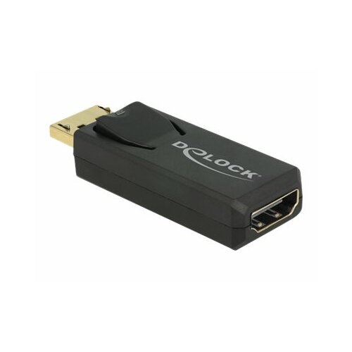 Adapter Delock  Displayport 1.2->HDMI aktywny 4K Czarny