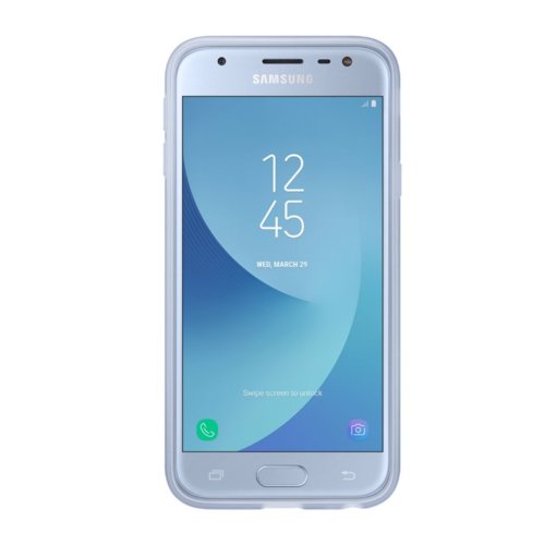 Etui Samsung Jelly Cover do Galaxy J3 (2017) Blue EF-AJ330TLEGWW