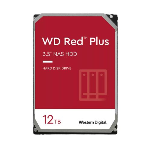 Dysk HDD Western Digital Red Plus WD120EFBX Czerwony