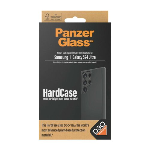 Etui PanzerGlass HardCase D3O Samsung Galaxy S24 Ultra czarne
