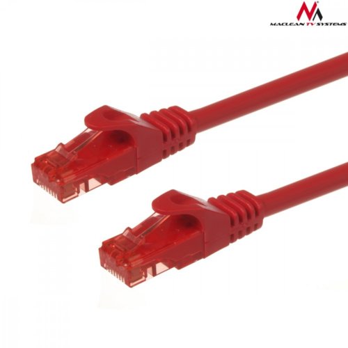 Maclean Kabel patchcord cat6 2m czerwony MCTV-302R