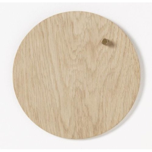 Tablica magnetyczna NAGA 25 cm drewniana jasne drewno