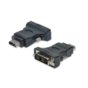 ASSMANN Adapter DVI-D SingleLink Typ DVI-D (18+1)/HDMI A M/M czarny