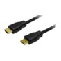 Kabel HDMI Logilink CH0076 High Speed z Ethernet 20 cm czarny