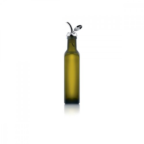 ALESSI FIOR D'OLIO Dozwonik na oliwę z oliwek ze stali nierdzewnej, szkła i termoplastiku