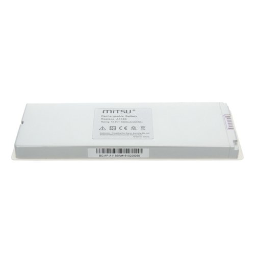 Bateria Mitsu BC/AP-A1185W (Apple 5200 mAh 56 Wh), biała
