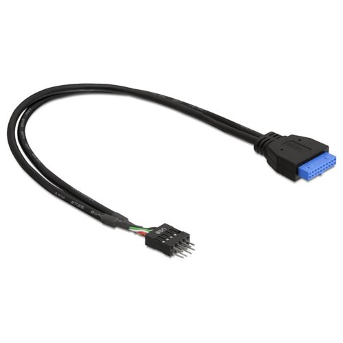 Kabel USB Delock pinheader 19 pin(F) - pinheader 8 pin(M) 3.0 -> 2.0 0.3m