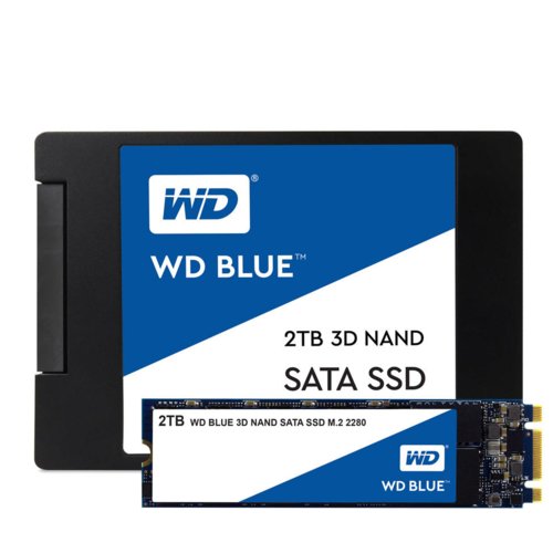 Western Digital Dysk SSD 3D NAND SSD Blue 500GB M.2  2280 SATA