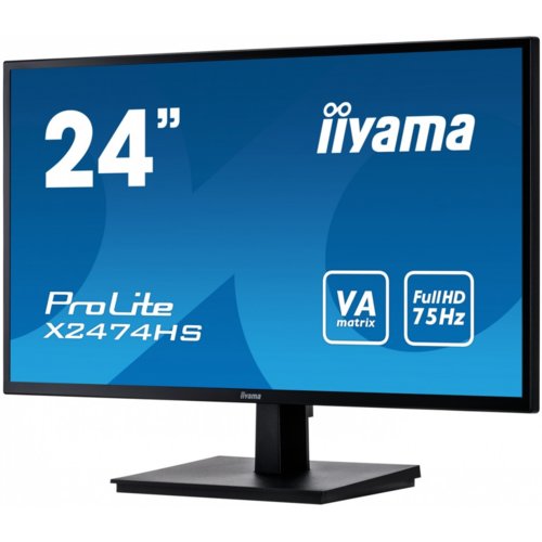 Monitor IIYAMA 24" X2474HS-B2 VA,HDMI,DP,głośniki