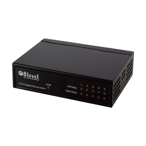 8level GES-5D v2 Switch 5x10/100/1000Mbps Desktop