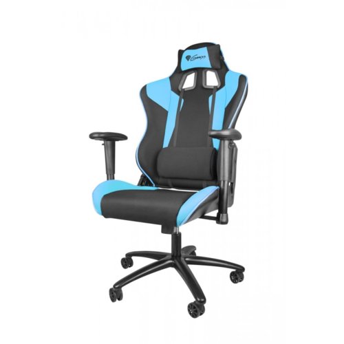 NATEC Fotel dla graczy GENESIS SX77 Black/Blue
