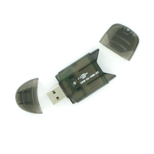 4World Czytnik kart Card reader SD/MMC USB 2.0 pendr