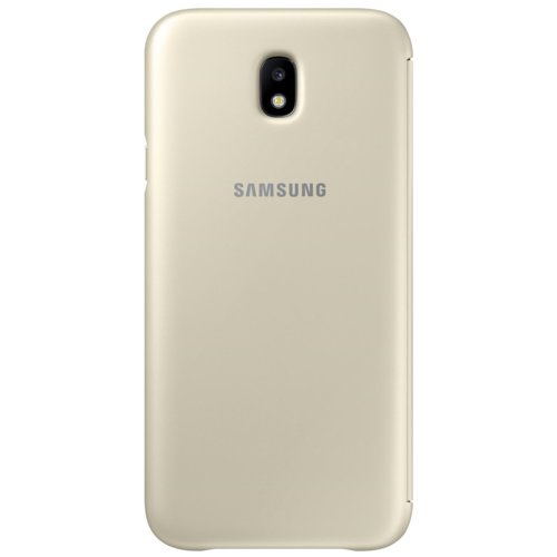 Etui Samsung Wallet Cover do Galaxy J7 (2017) Gold EF-WJ730CFEGWW