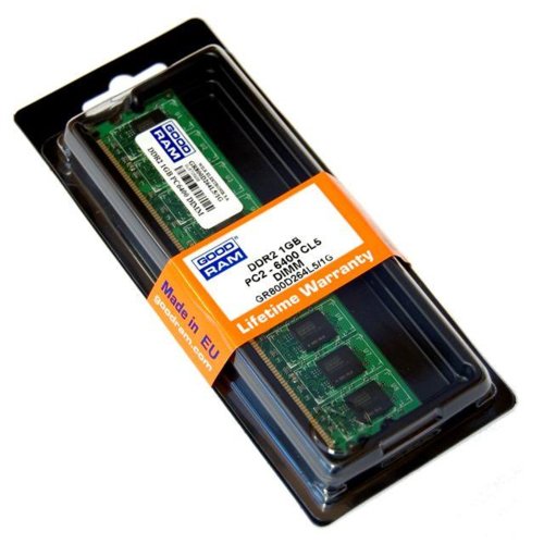 Pamięć DDR2 GOODRAM 1GB/800MHz PC2-6400 CL.6