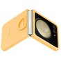 Etui silikonowe Samsung z pierścieniem do Galaxy Z Flip5 pomarańczowe