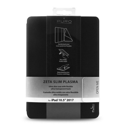 PURO Zeta Slim Plasma - Etui iPad Pro 10.5" (2017) w/Magnet & Stand up (czarny)