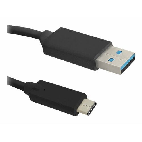 Qoltec Kabel USB 3.1 typ C męski | USB 3.0 A męski | 0.25m