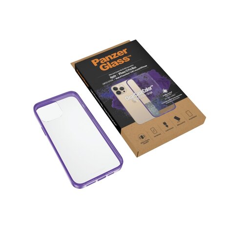 Etui do iPhone 13 Pro Max PanzerGlass ClearCase Fioletowe