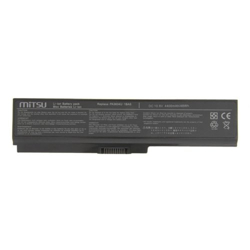 Bateria Mitsu do Toshiba M305, M800, U400 4400 mAh (48 Wh) 10.8 - 11.1 Volt