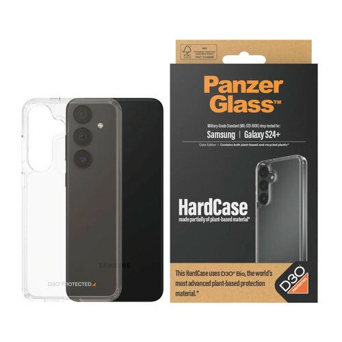 Etui PanzerGlass HardCase D3O Samsung Galaxy S24+ przezroczyste