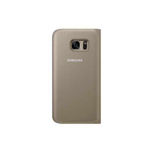 Etui Samsung Flip Wallet do Galaxy S7 Gold EF-WG930PFEGWW