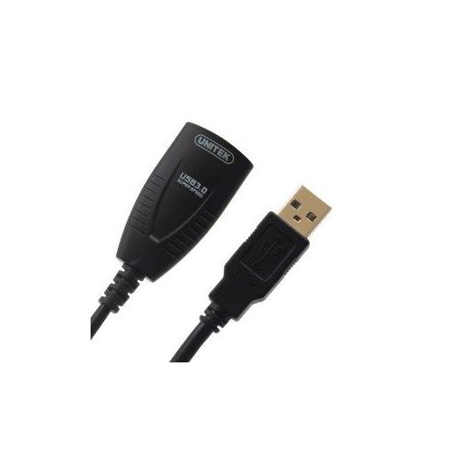 Unitek Przedłużacz aktywny USB 3.0, A (M)-A (F), 5m, czarny