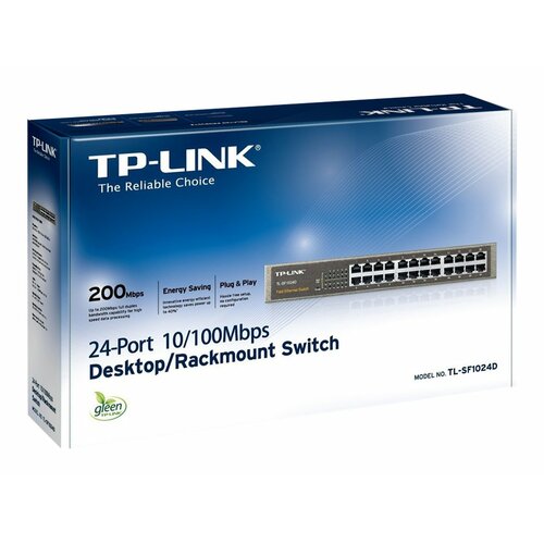 TP-Link Przełšcznik 24 p 10/100M Switch 13 inch rack-mount