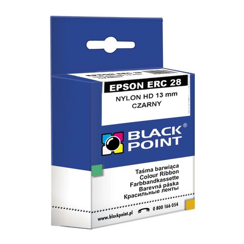 Taśma barwiąca do drukarki igłowej Black Point KBPE28 czarna, nylon