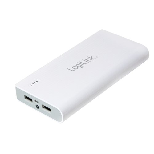 LogiLink Przenośna ładowarka USB Power Bank 20000 mAh