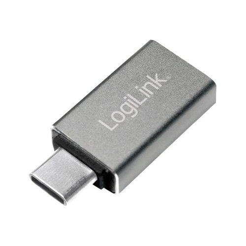 Adapter USB-C/USB-A LogiLink AU0042 Srebrny