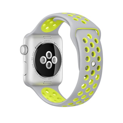 Apple Watch S2 42 mm Nike + z aluminium w kolorze srebrnym z paskiem sportowym