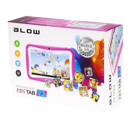 Tablet Blow KidsTab 7'' Różowy + Etui