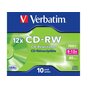 Verbatim CD-RW 12x 700MB 10P JC 43148