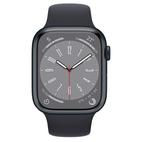 Smartwatch Apple Watch Series 8 GPS 45mm północ