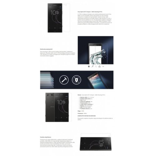 Nillkin Szkło hartowane H+PRO - Sony Xperia XZ1 Compact