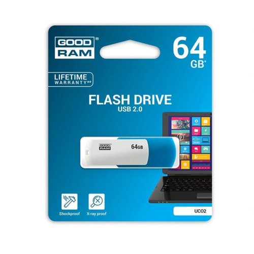 Goodram Flashdrive UCO2 64GB USB 2.0 mix kolorów