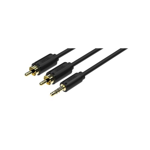 Kabel miniJack 3,5mm (M) - 2x RCA (M)