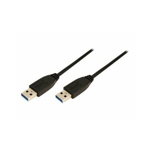 Kabel USB 3.0 LogiLink CU0038 A/A męski 1m