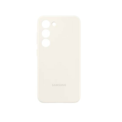 Etui Samsung Silicone Case do Galaxy S23 Kremowe
