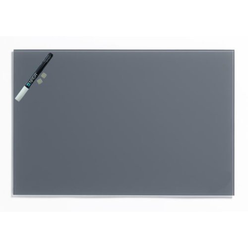 NAGA Szklana tablica magnetyczna szara 40x60 cm