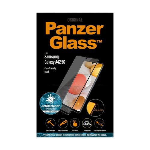 Szkło hartowane PanzerGlass E2E Super+ do Galaxy A42 5G Case Friendly AntiBacterial
