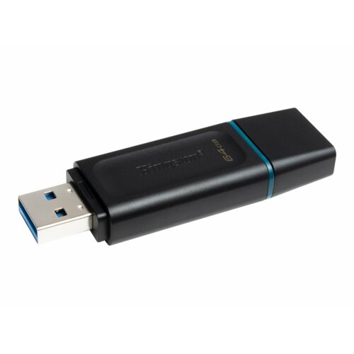 KINGSTON 64GB USB3.2 Gen 1 DT Bk+Teal