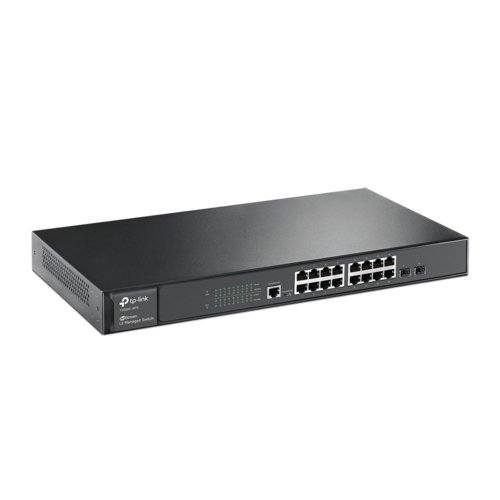 TP-LINK SG3216  switch L2 16x1GbE 2xSFP 1xConsole Desktop/Rack