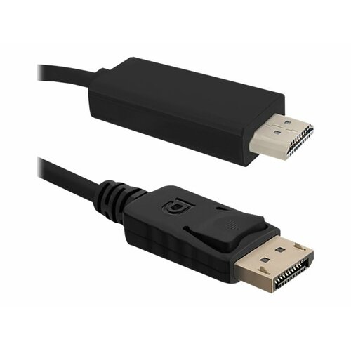 Kabel DisplayPort v1.2 Qoltec męski / HDMI męski | 4Kx2K | 3m