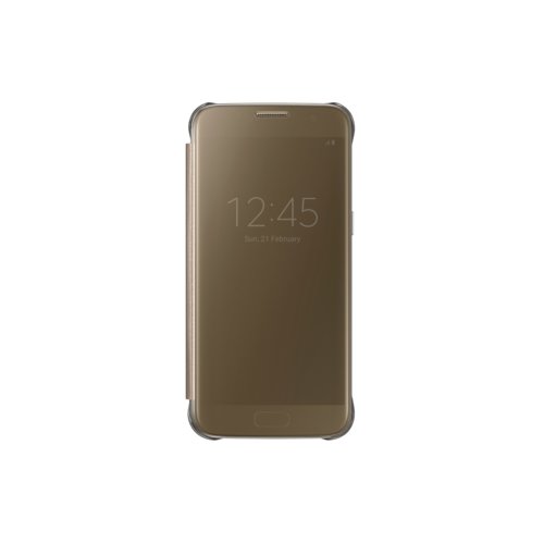 Etui Samsung Clear View Cover do Galaxy S7 Gold EF-ZG930CFEGWW