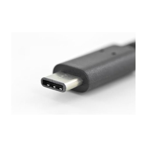 Adapter USB 2.0 HighSpeed Typ USB C/miniUSB B (5pin) M/Ż czarny 0,15m;Assmann