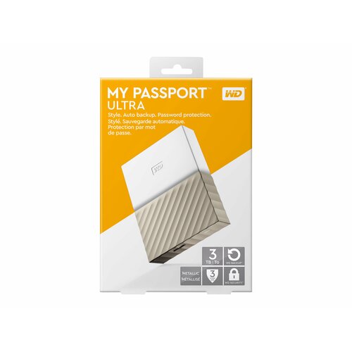 HDD MY PASSPORT 3TB 2.5" WDBFKT0030BGD-W USB 3.0